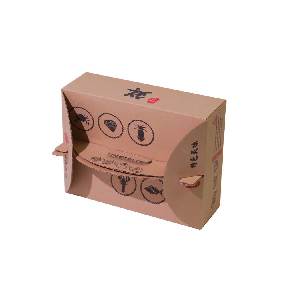 Caja de comida para llevar con empaque ecológico personalizado