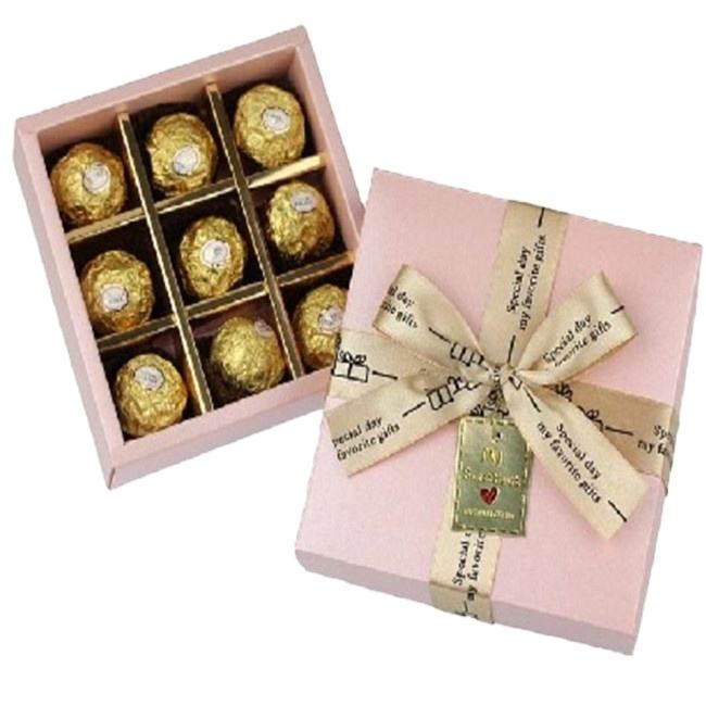 Bonbon-Box für Schokolade Kraftpapier