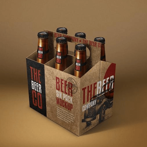 صندوق كرتون شمبانيا مخصص